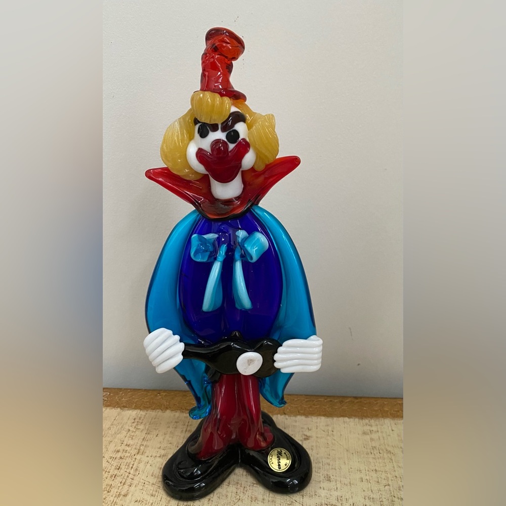 NEW AUTHENTIC GUITAR PLAYER CLOWN. Made in Italy